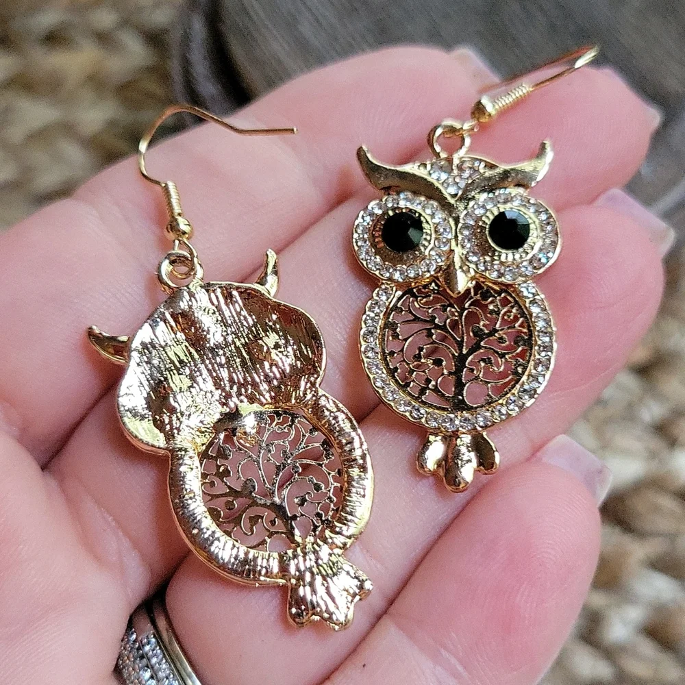 Tree of Life Owls with Sparkle - Picture 6 of 7